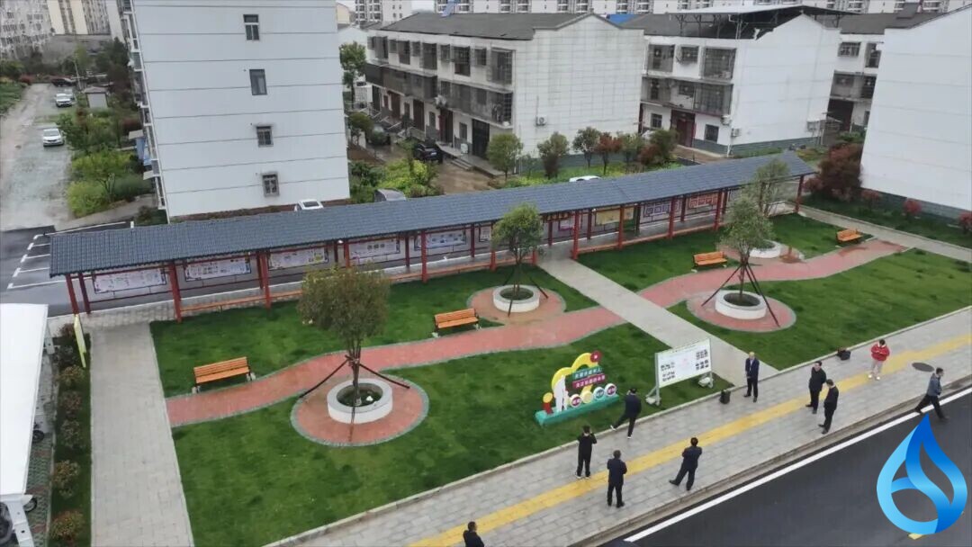 红安一座公园，满意率100%！