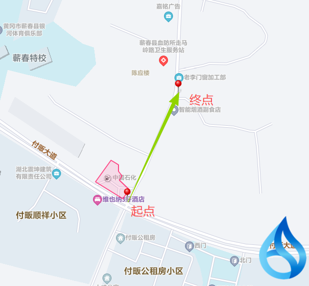 蕲春一路段施工