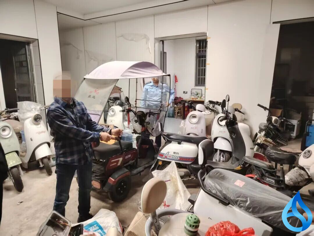 黄梅公安破获电动车盗销案件